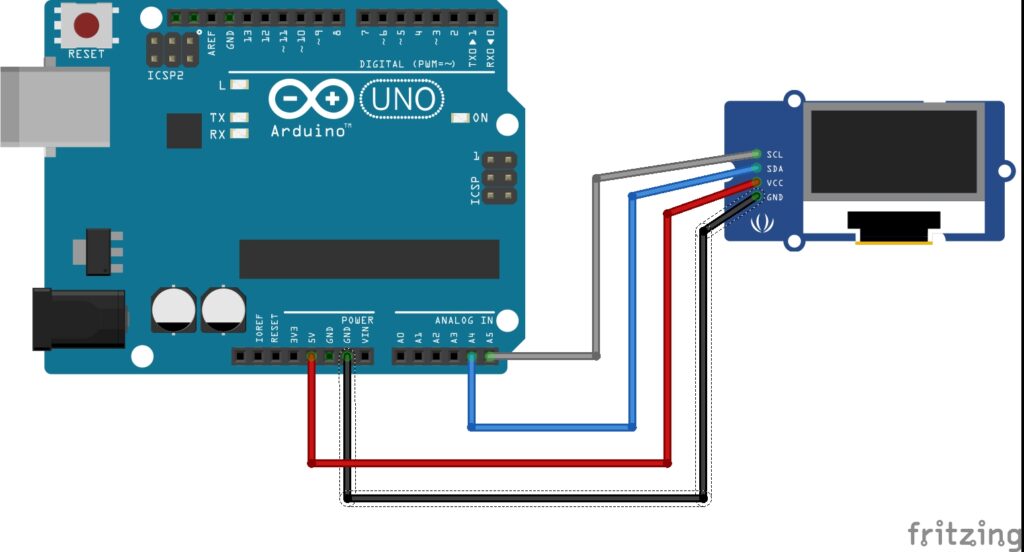 How to setup and use the 128X32 OLED display