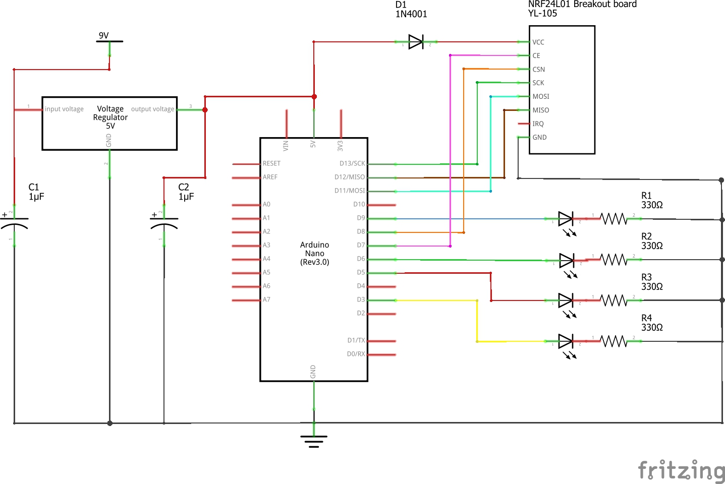 NRF24L01 ARDUINO RC Joystick